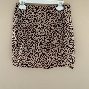 F21 Leopard Print Skirt
